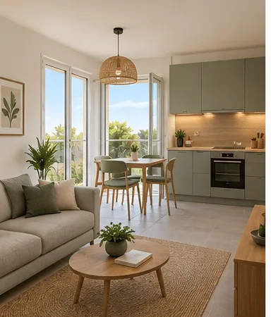 Appartement 2 pièces 39 m²