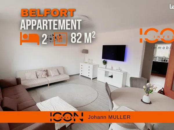 Appartement 3 pièces 82 m²