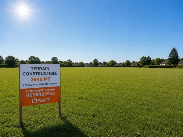 Terrain constructible idéal pour INVESTISSEUR et LOTISSEUR
