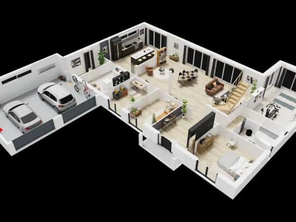 Maison neuve 8 pièces 323 m²