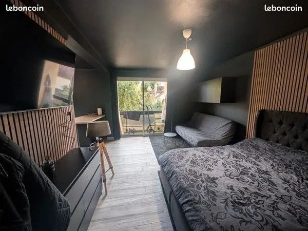 🏡 À LOUER - Studio meublé 33 m² avec balcon et parking privé - Auxerre / Vaulabelle