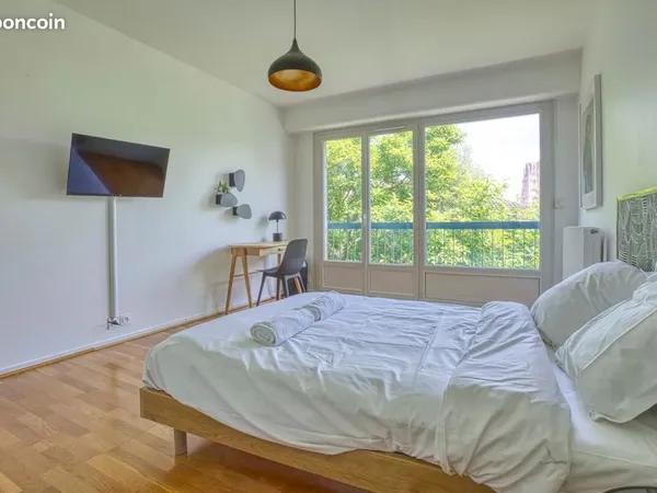Appartement rénové à Albi 135 m² 4 chambres : Vue cathédrale