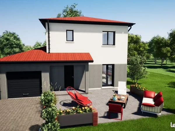 Projet de construction d'une maison 100 m² avec terrain à SAINT-GEORGES-D'ESPERANCHE (38)