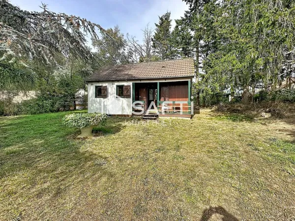 Terrain de loisir avec chalet habitable