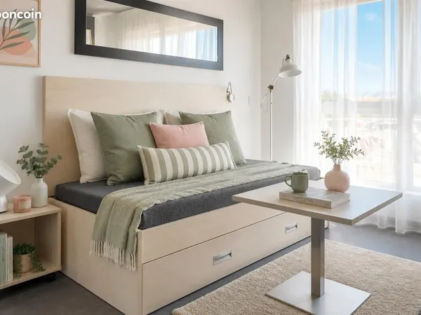 Studio 1 pièce 18 m²