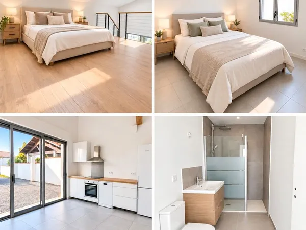 Maison T3 meublée charge comprise avec extérieure sur Lagord