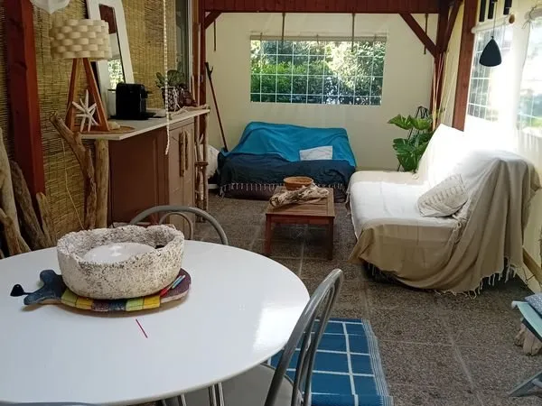 Terrain de loisir Mobilhome Chalet bois