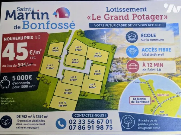 Terrain 1137 m²