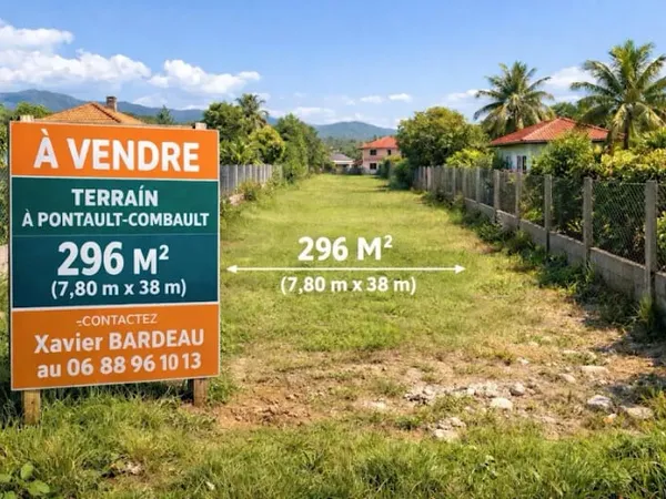 Terrain à bâtir 296 m²