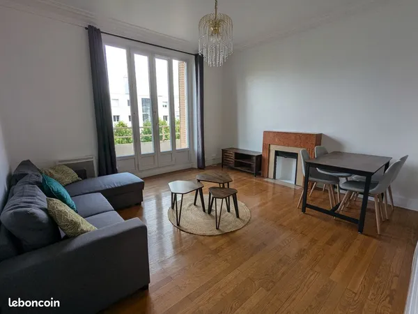 Appartement T3 meublé et rénové de 63 m² + cave