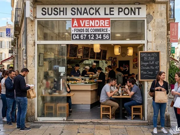 Fonds de commerce snack, sandwicherie 50 m²