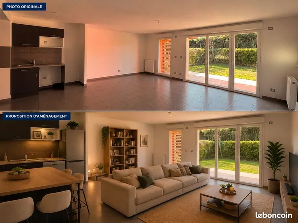 Maison familiale récente 91 m² - Résidence sécurisée avec jardin, garage et salle de sport - Saint-J