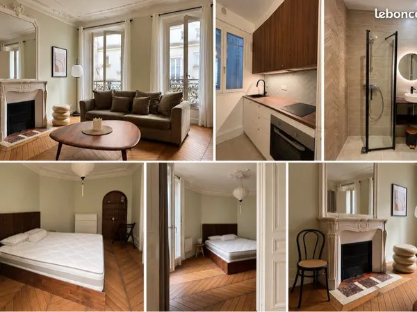 Superbe 2 pièces meublé 35 m² - entièrement rénové - Paris 10e