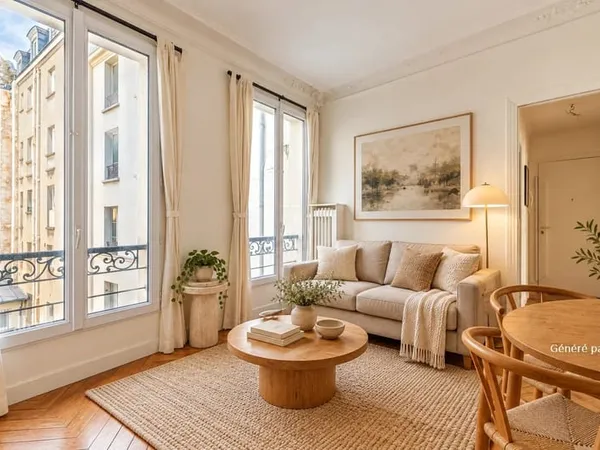PARIS 17ÈME - LAUGIER / PEREIRE - CHARMANT 3 PIÈCES TRAVERSANT