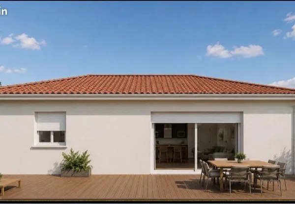 Maison de plein pied contemporaine