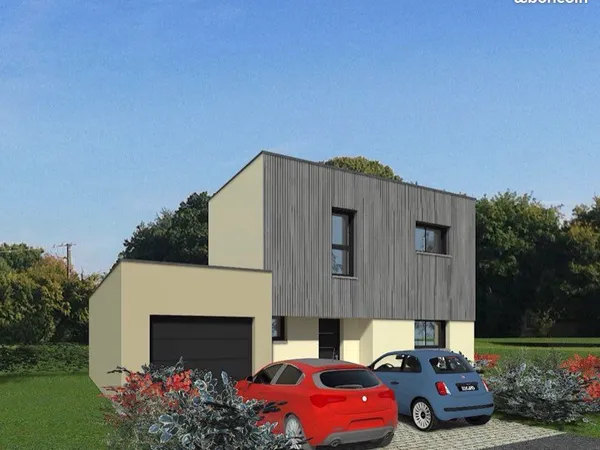 Maison neuve contemporaine - 116 m² - 4 chambres - Guichen