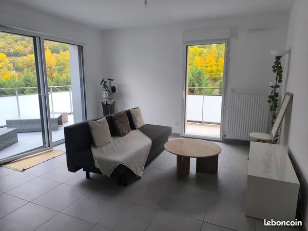 Magnifique t2 neuf meublé avec terrasse