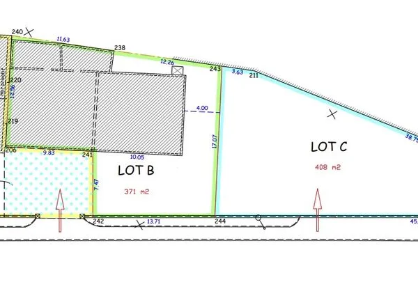 Terrain 408 m² VILLELAURE