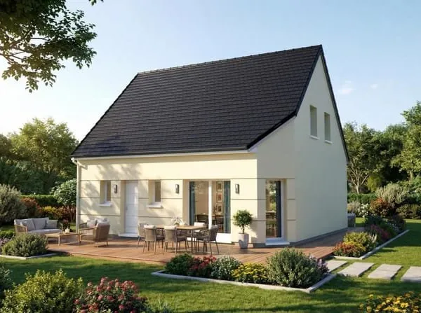 Maison à étage - 3 chambres sur terrain de plus de 900m² - FRICHEMESNIL