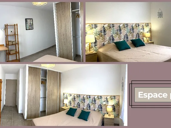 Chambre spacieuse meublée à l'année