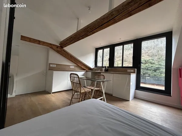 Particulier loue studio NEUF meublé 19 m² avec terrasse (10m²) vue Bastille