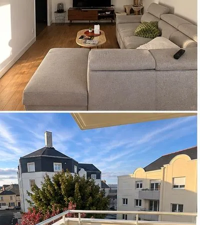 T3 meublé 60 m² rénové - Terrasse, parking, ascenseur - Nantes Canclaux / Mellinet / Zola
