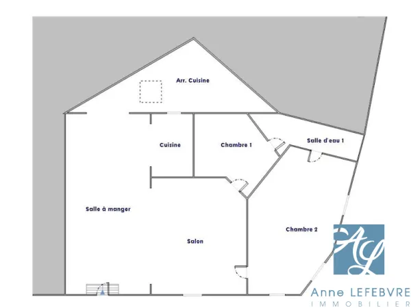 Appartement 3 pièces 65 m²