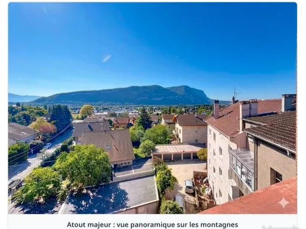 Appartement T3 traversant - 57 m² - Ambilly - Dernier étage avec vues incroyables