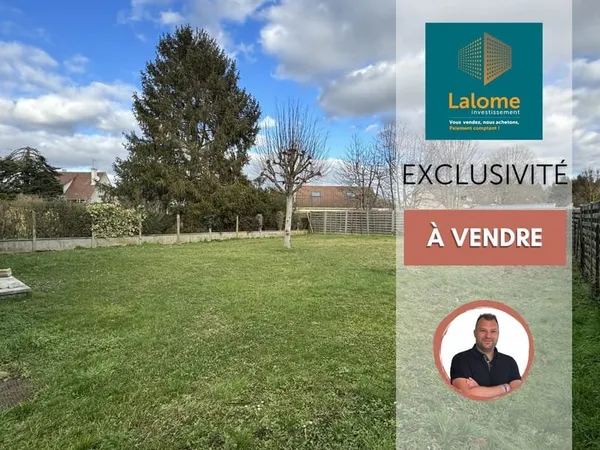 Terrain à Bâtir de 262 m2, collège et commerces à pieds Axe Longnes / Anet