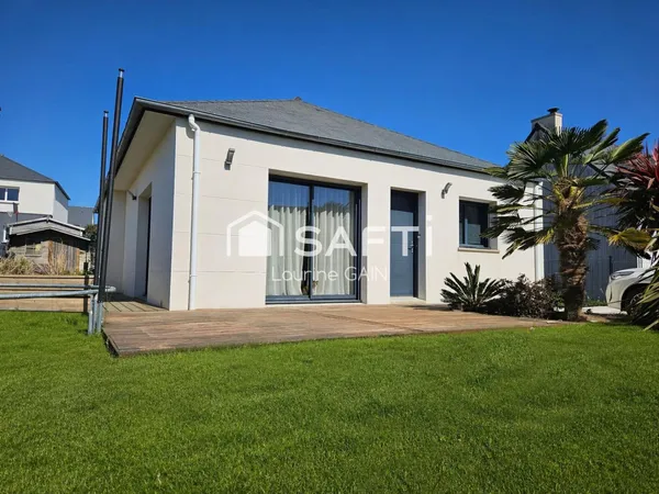 Maison contemporaine plain-pied