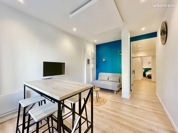 🏠 Charmant F3 meublé - Hyper-centre du Havre