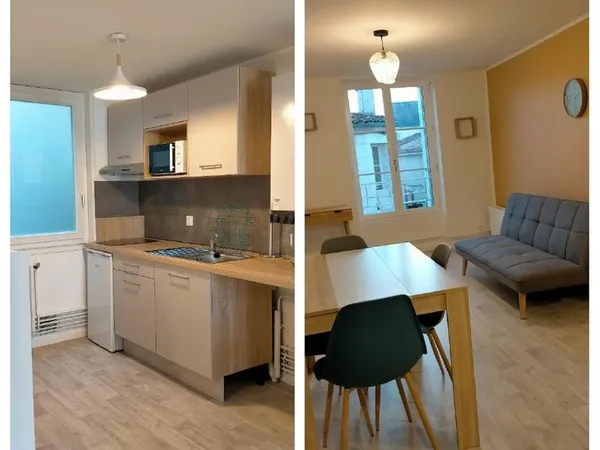 T2 MEUBLÉ RÉNOVÉ - 42 m² - CENTRE-VILLE