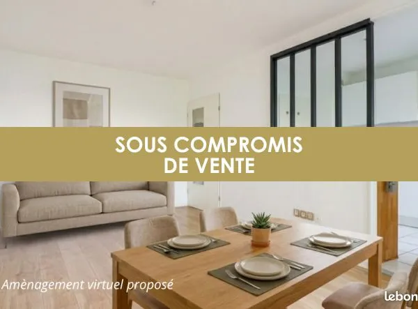 Appartement 3 pièces 59 m²
