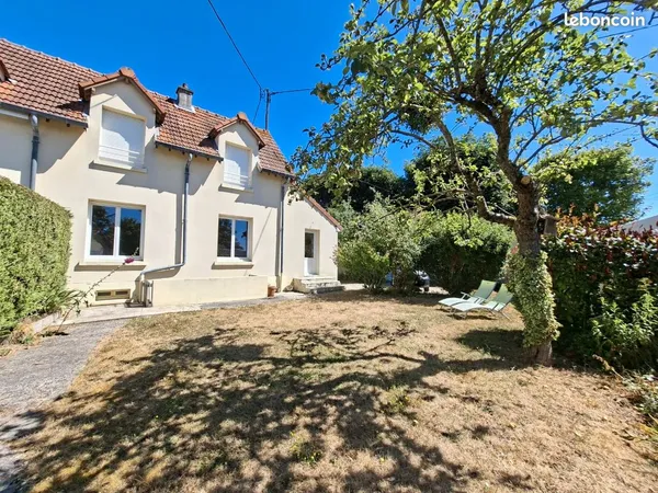 Maison 95 m² avec jardin de 480 m² - Proche Caen - Aucun travaux