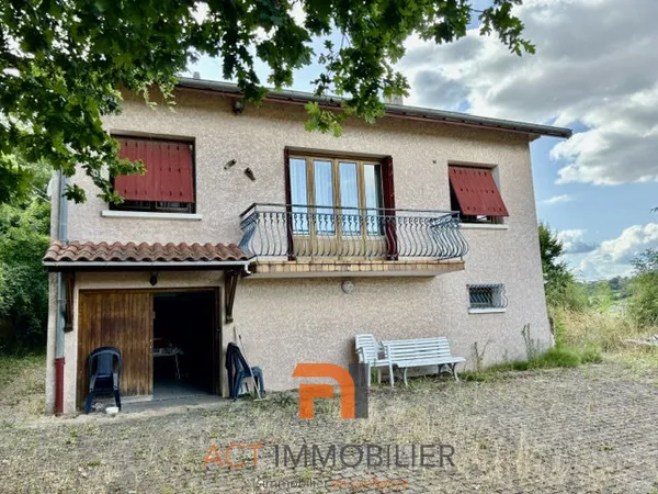 SOURCIEUX LES MINES MAISON AU CALME 90 M2 HAB 140 M2 AU SOL