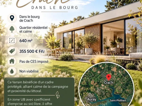 Terrain 640 m²