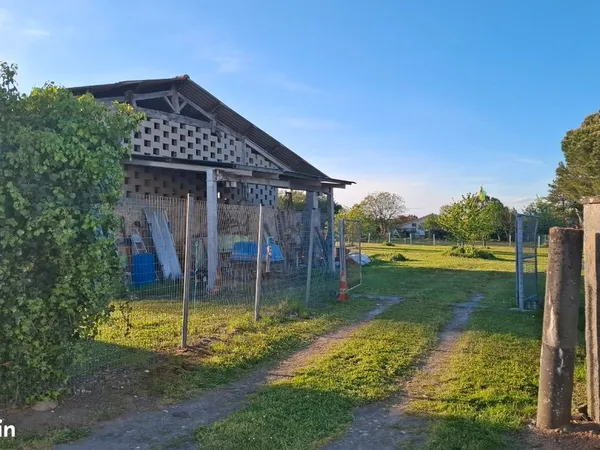 Hangar avec terrain