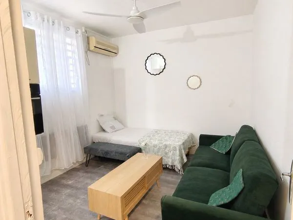 Studio loft meublé 30 m² climatisé à Basse-Terre centre, disponible immédiatement