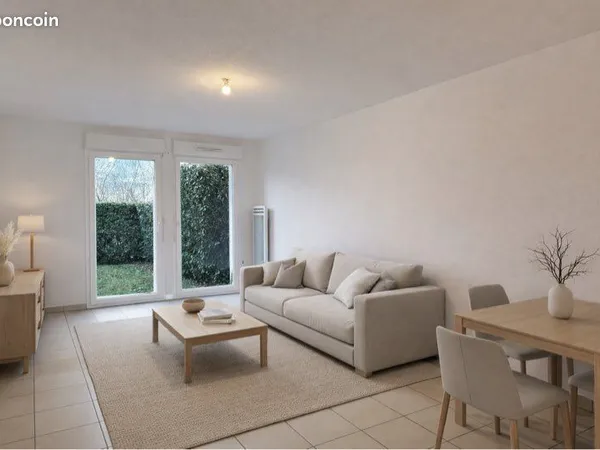 T3 60 m² avec jardin privatif 56 m² et parking - Orthez