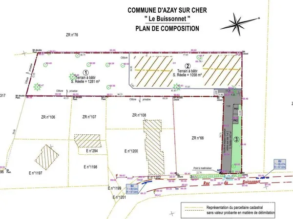 Terrain 1505 m²