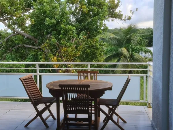T3 61 m2 Haut de villa, meublé très bien équipé, traversant avec 2 terrasses