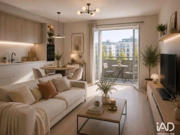 Appartement 2 pièces 39 m²