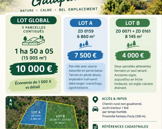 Terrain non constructible