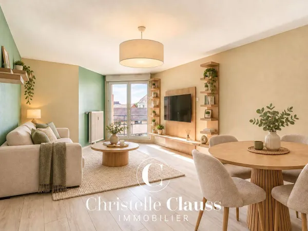 Appartement 3 pièces 69 m²
