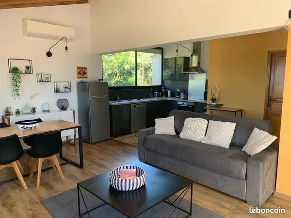 Rare maison individuelle tout inclus meublée avec grande terrasse vue mer