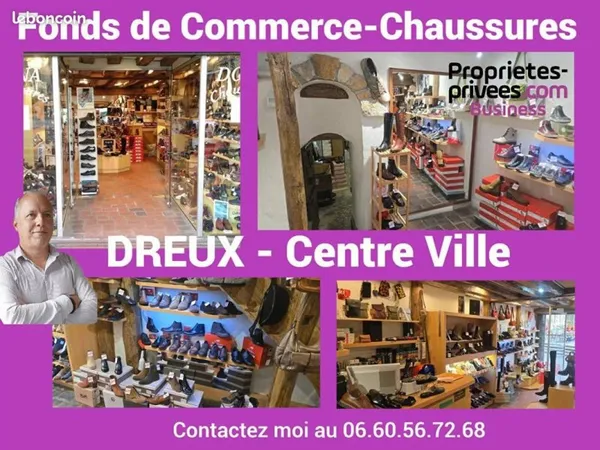 Fonds de commerce chaussures 90 m²