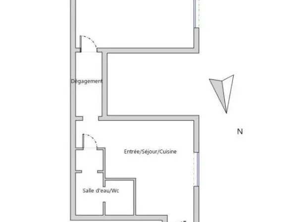 Appartement 1 pièce 25 m²