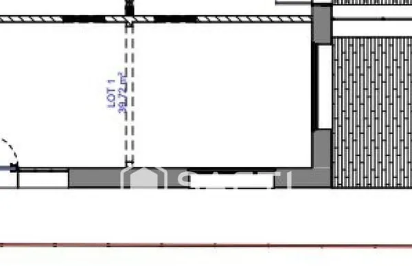 PLATEAU À AMÉNAGER 39 M² ENV.
