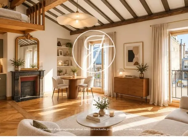 Paris 18e - LEPIC / ABBESSES - Studio - 32,86m² Carrez