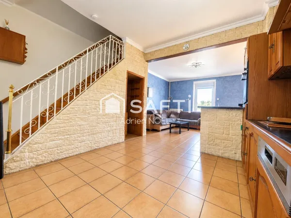Maison mitoyenne - 80m² - Jardin clos - Garage